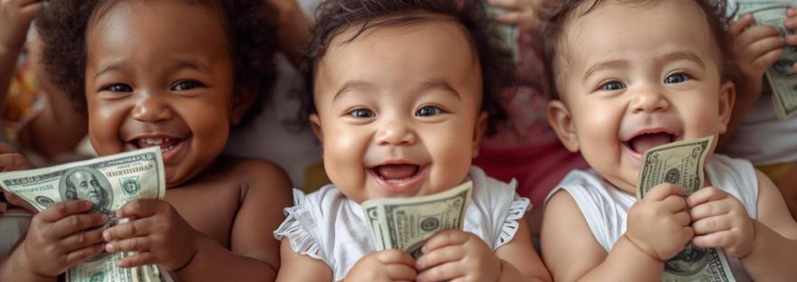 Trump savings account for baby.