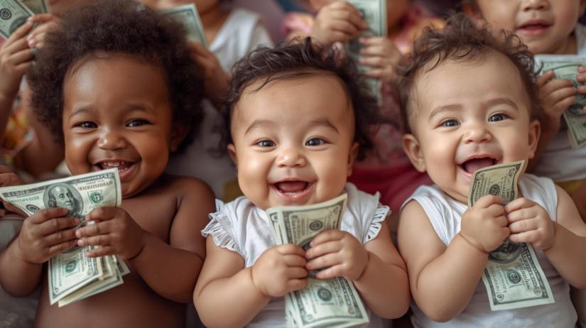 Trump savings account for baby.